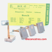 Balais Charbons BOSCH 1 107 014 110 pour démarreur 