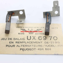 Balais Charbons DUCELLIER 22315 pour alternateur