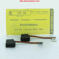 Balais Charbons PARIS RHONE 72602 pour dynamo