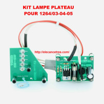 Pour banc d'allumeur SOURIAU  1264-03/04/05  Kit de lampe de rechange