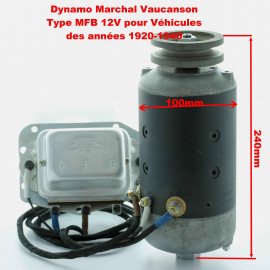 Dynamo MARCHAL VAUCANSON 12V standard 