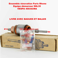 Induit démarreur PARIS RHONE pour VESPA 400