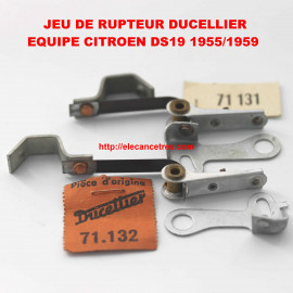 Rupteur / Vis platinées DUCELLIER 71131 et 71132