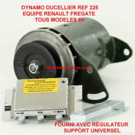 Dynamo DUCELLIER 225 6V pour RENAULT