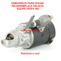 Démarreur PARIS RHONE D8 L28 pour VESPA