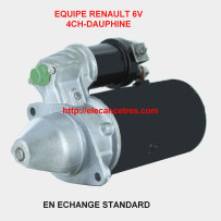 Démarreur DUCELLIER 6010 6V pour RENAULT