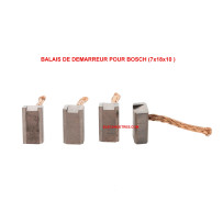 Balais Charbons BOSCH 2 007 014 026 pour démarreur
