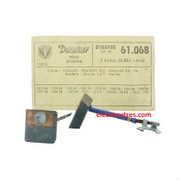 Balais Charbons DUCELLIER 61068 pour dynamo