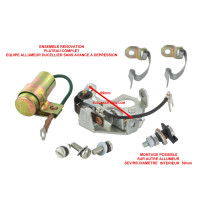 Kit Allumeur DUCELLIER : condensateur - plateau complet - rupteur