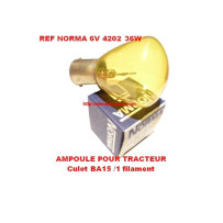 Ampoule phare 6V 36W pour tracteur