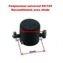 Conjoncteur dynamo 6V/12V à 3 balais pour CITROEN / PEUGEOT / RENAULT