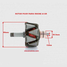 Rotor alternateur PARIS RHONE 95420 / 94945