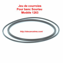 Courroie pour banc allumeur SOURIAU 1263 - 1264 01/02