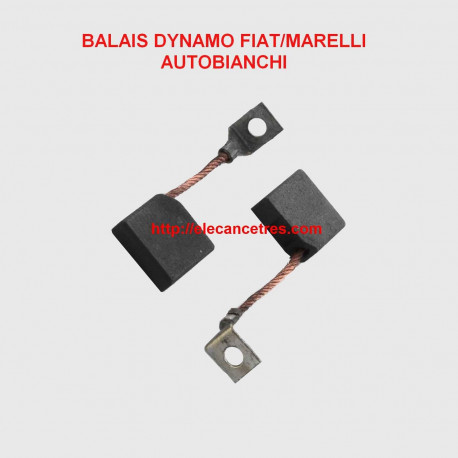 Balais Charbons FIAT 4110852 pour dynamo 