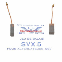 Balais Charbons SEV 18707 pour alternateur