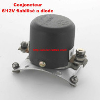 Conjoncteur dynamo PARIS RHONE 6V/12V à 3 balais