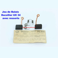 Balais Charbons DUCELLIER 75250 avec ressorts pour dynamo 