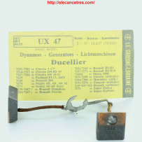 Balais Charbons DUCELLIER 60532 pour dynamo