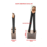Balais Charbons DUCELLIER 618491 pour démarreur
