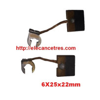 Balais Charbons DUCELLIER 60566 pour dynamo