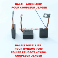 Balais Charbons DUCELLIER 79279 pour dynamo