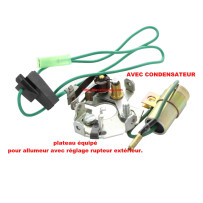 Kit Allumeur DUCELLIER : condensateur - plateau complet - rupteur
