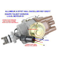 Allumeur DUCELLIER 525217 pour TALBOT 