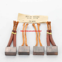 Balais Charbons PARIS RHONE 72591 pour démarreur