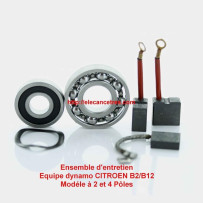 Balais-Roulement-Rondelle pour dynamo CITROEN