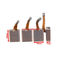 Balais Charbons BOSCH 1 107 014 126 pour démarreur