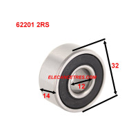 Roulement 62201 2RS -12x14x32