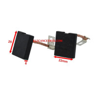 Balais Charbons BOSCH 1 107 014 140 pour dynamo