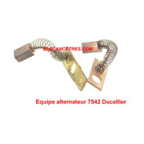 Balais Charbons DUCELLIER 605140 pour alternateur