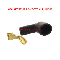 Ensemble capuchon à 90° - côté Allumeur