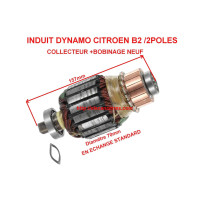 Induit dynamo pour CITROEN B2 6V