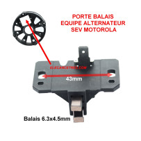 Porte balais pour alternateur SEV MARCHAL - MOTOROLA