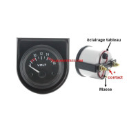 Voltmètre universel 8A-16V