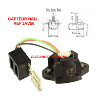 Capteur pour allumeur à effet hall