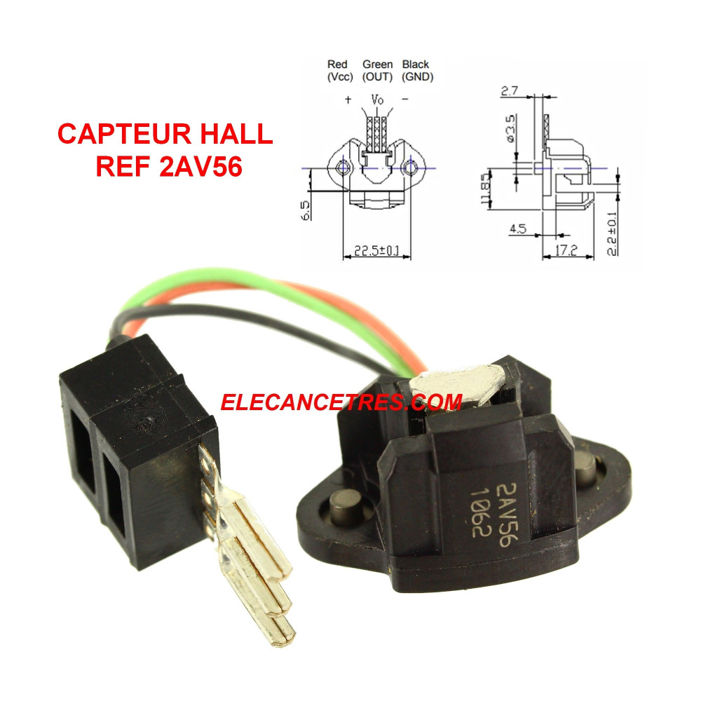 Capteur pour allumeur à effet hall Capteur pour allumeur à effet hall