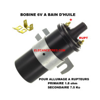 Bobine d'allumage DUCELLIER 3918 6V