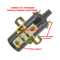 Bobine d'allumage 12V standard avec ballast