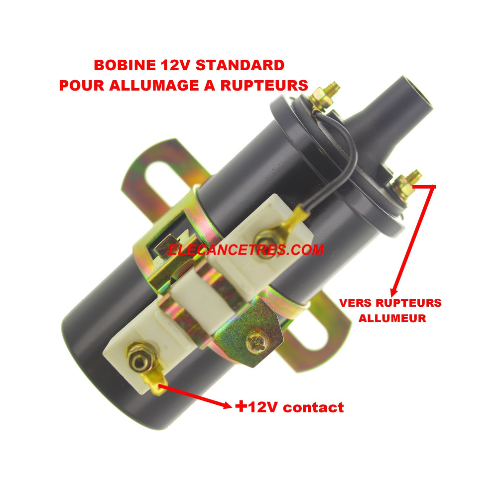 Bobine d'allumage 12V standard avec ballast
