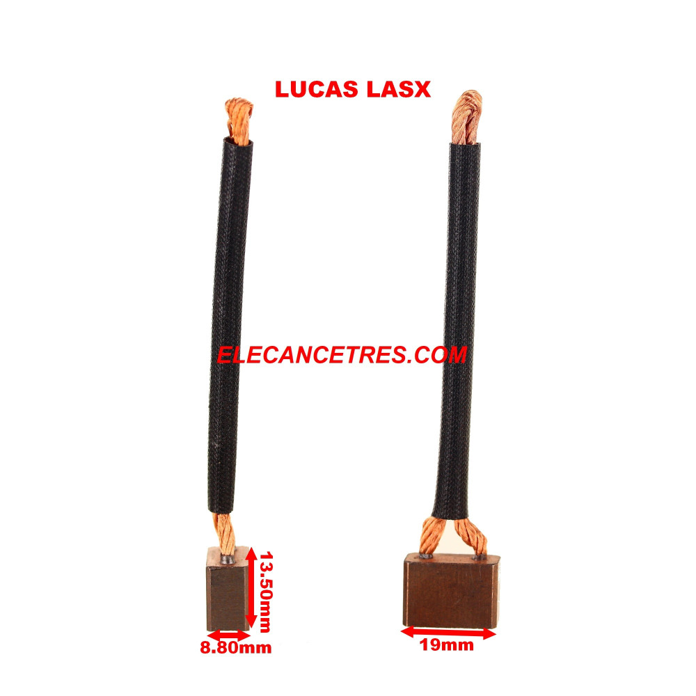 Balais Charbons LUCAS 255659 pour démarreur Balais Charbons LUCAS 255659 pour démarreur