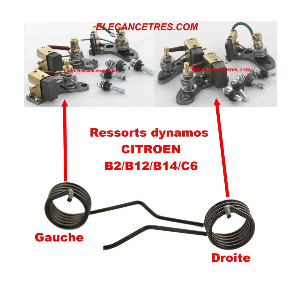 Ressort pour dynamos CITROEN