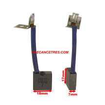 Balais Charbons PARIS RHONE 72586 pour dynamo