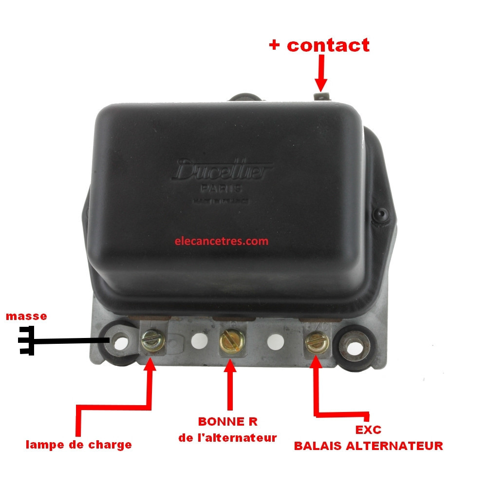 Régulateur DUCELLIER pour alternateur