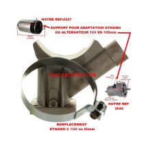 Pied - support pour dynamo et alternateur