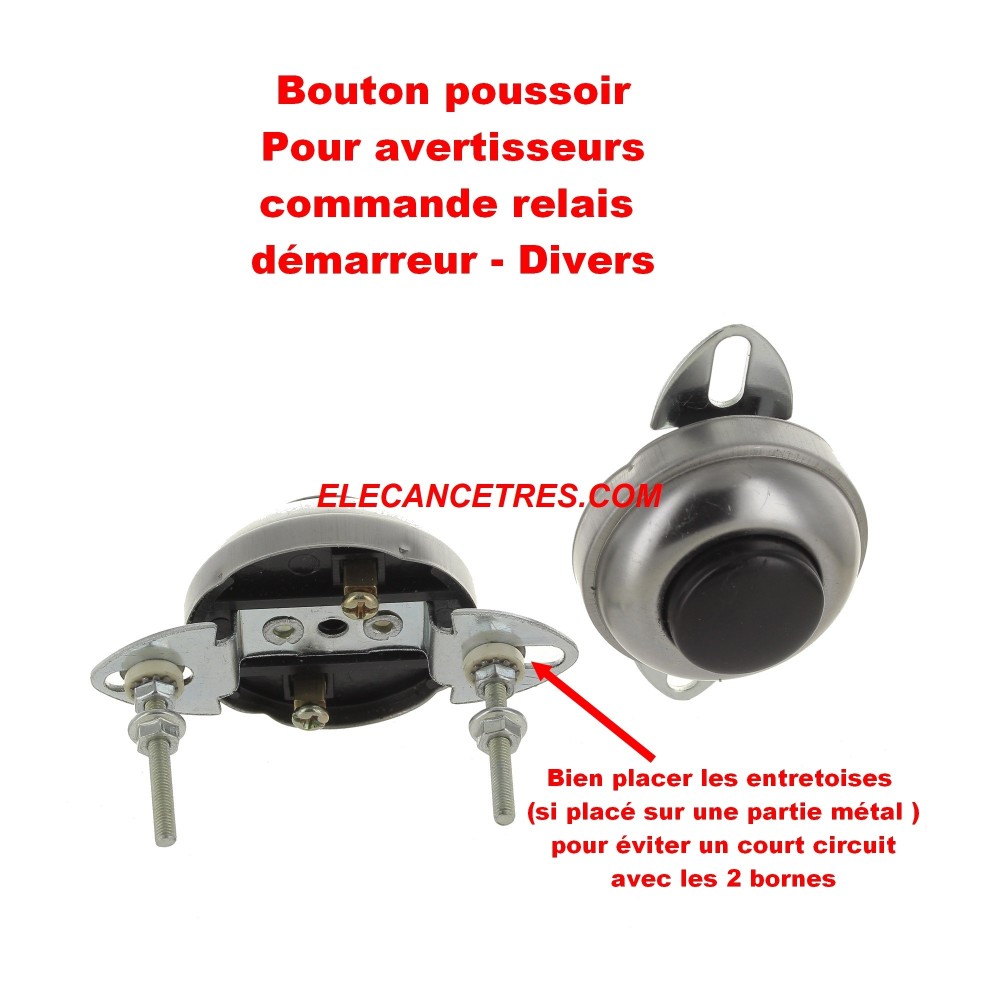 Bouton poussoir standard momentané OFF/ON