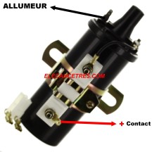 Bobine d'allumage 12V standard avec ballast