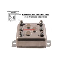 Régulateur électronique pour dynamos 12V Négative